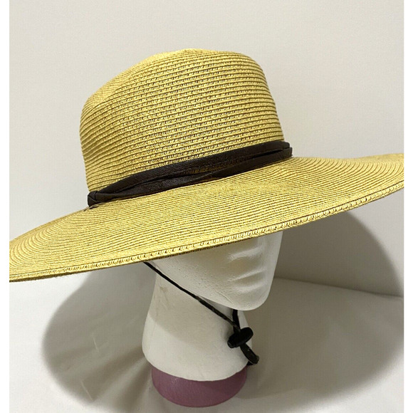 El Campo 4 San Diego Hat Co Wide Brim Sunhat M Gardening Beach Pool adjustable Chin Strap